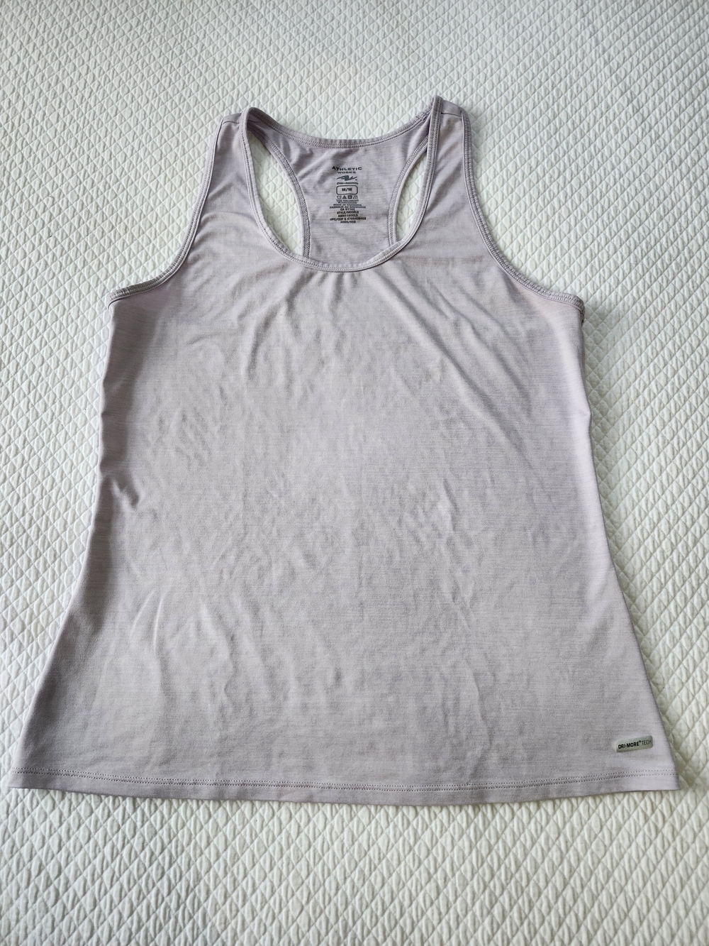 Athletic Works Women’s Light Lavender Racerback Tank Top M